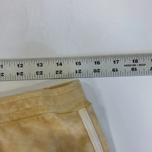 Iets Frans Women's Velour Logo Runner Shorts In Tawny Port Size L NWT - Picture 10 of 12